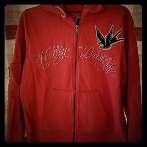 HARLEY DAVIDSON INK ZIP UP HOODIE